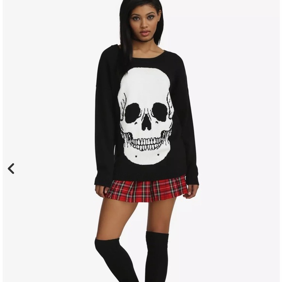 Tripp NYC Sz S Red Plaid Pleated Mini Skirt Y2K Punk Grunge Tartan Schoolgirl - Picture 4 of 12